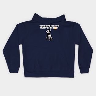 Disabled and still hot! Kids Hoodie